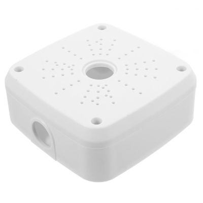 GLEAVI Outdoor Camera Junction Box with Concealed Cable Storage Electrical Box for Dome CCTV Wall Mount Bracket Security Cord Cover for Neat Installation