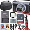 Canon PowerShot G7 X Mark III Digital Camera (Silver) + 64GB Memory + LED Light + Spider Tripod + PC Software + Cleaning Kit + More (14pc Bundle) (Renewed) view 1