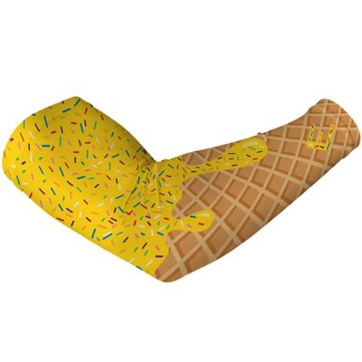 Elite Athletic Gear Ice Cream Compression Arm Sleeves - Youth & Adult Sizes - 13 Color Options - Sports & Fitness - Sold Individually (Yellow, Adult XXL)