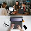AMOUOGOEY Keyboard Case for Samsung Galaxy Tab A9 Plus 5G 11 Inch 2023(SM-X210/X216/X218) - Detachable Wireless Bluetooth Keyboard - Folio Smart Cover with S Pen Holder for Galaxy Tab A9+ 11" (Black) view 3