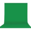 ZJchao Green Screen, Washable and ironable Green Backdrop Photography Greenscreen Background with Polyester Cotton Material for Photo Backdrop Party Decor Muslin Green Curtain (2m*) view 1