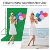 ZJchao Green Screen, Washable and ironable Green Backdrop Photography Greenscreen Background with Polyester Cotton Material for Photo Backdrop Party Decor Muslin Green Curtain (2m*) view 2