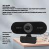 1080P 30fps Webcam with Microphone, USB HD Computer Web Camera, 360 Rotation Computer Camera, Manual Focus, Plug and Play, for Conferencing, Video Calling, Laptop, PC (Black) view 2