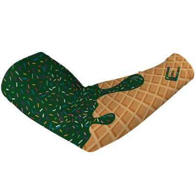 Elite Athletic Gear Ice Cream Compression Arm Sleeves - Youth & Adult Sizes - 13 Color Options - Sports & Fitness - Sold Individually (Green, Adult L/XL)