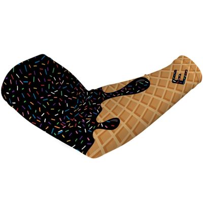 Elite Athletic Gear Ice Cream Compression Arm Sleeves - Youth & Adult Sizes - 13 Color Options - Sports & Fitness - Sold Individually (Black, Youth)