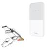 BoxWave Adapter Compatible with Huawei 4G Mobile Wi-fi 5 - Micro SD Card miniReader, USB Type-C OTG Reader USB3.0 Adapter Keychain - Metallic Silver view 1