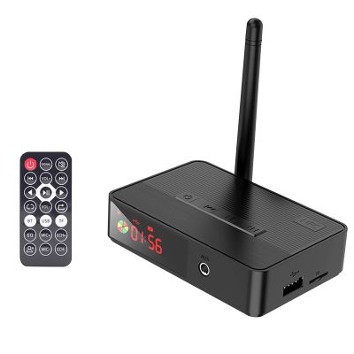 Durable Plug and Play Bluetooth 5.3 Wireless Adapter AUC/RCA Audio Receiver TF Card Music Player