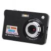 Tangxi 4K Digital Camera, 48MP 8X Digital Zoom Compact Camera with 2.7 Inch Screen, Anti Shake Rechargeable Portable Camera for Kids Students Vlogging (Black) view 1