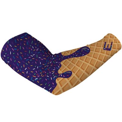 Elite Athletic Gear Ice Cream Compression Arm Sleeves - Youth & Adult Sizes - 13 Color Options - Sports & Fitness - Sold Individually (Purple, Youth)
