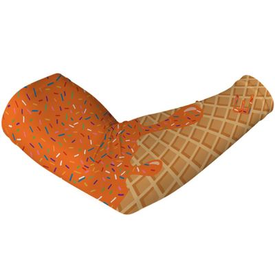Elite Athletic Gear Ice Cream Compression Arm Sleeves - Youth & Adult Sizes - 13 Color Options - Sports & Fitness - Sold Individually (Orange, Adult XXL)