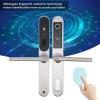 Fingerprint Door Lock, Smart Door Knob Zinc Alloy Stainless Steel Fingerprint Door Knob with Accessories for Apartment Villa School Office view 3