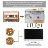 Cassette Tape Player, Cassette to MP3 Converter, Portable Cassette Player with 3.5mm Headphone Jack & Earphones, Compatible with 2000 Vista 7 8 10 Computers view 2
