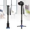 Monopod with Feet, with Tripod C-333+M-1 5 Sections Carbon Fiber Portable Telescopic Monopod Monopods for DSLR Camera view 2