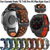 Silicone Band For Garmin For Fenix 7 7X 6X 6 Pro 5 5X Plus Epix Gen 2 Tactix Bravo Watch Strap 26mm 22mm Wristband Bracelet,White Black,26mm For Fenix 7X 7XPro view 3