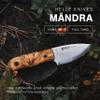 HELLE Mndra Les Stroud - Outdoor Preparation Knife w/Sheath, 2.72" Blade view 2