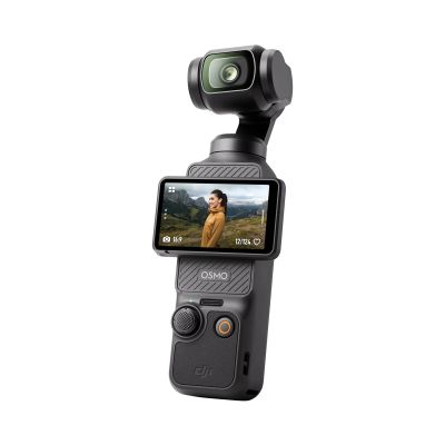 DJI Osmo Pocket 3, Vlogging Cameras with 1'' CMOS & 4K/120fps Vlog Camera, 3-Axis Stabilization, Fast Focusing, Face/Object Tracking, Digital Vlogging Camera for YouTube (Renewed)