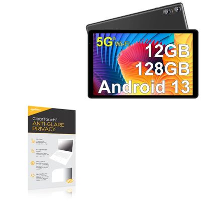 BoxWave Screen Protector Compatible with SEBBE Android 11 Tablet S22 (10 in) - ClearTouch Anti-Glare Privacy (2-Pack), Privacy Screen Protector Flexible Film Anti-Glare