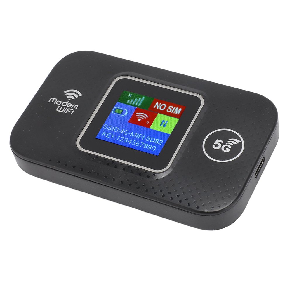 4G LTE Mobile Hotspot, Portable Modem Router with Sim Card Slot 150Mbps Upload Hotspot High Speed Connects Up to 10Devices for Travel Camping Security Camera Support B1 B3 B7