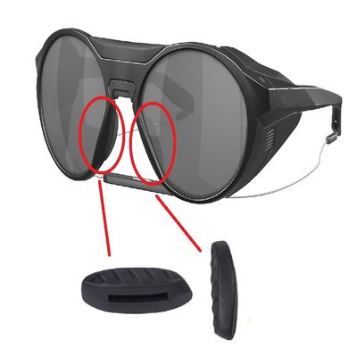 Galaxy Compatible Replacement Nose Pad With Oakley Clifden OO9440 Forager,Plazma Sunglasses