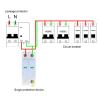 DC Protector, 2P 40kA CHLT 40PV DC1000V, Overcurrent & Overvoltage Protection, 35mm Rail Mount view 4