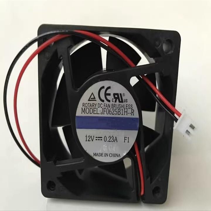 for 6025 Frequency Converter Silent Fan 12V 0.23A JF0625B1H-R Double Ball Bearing