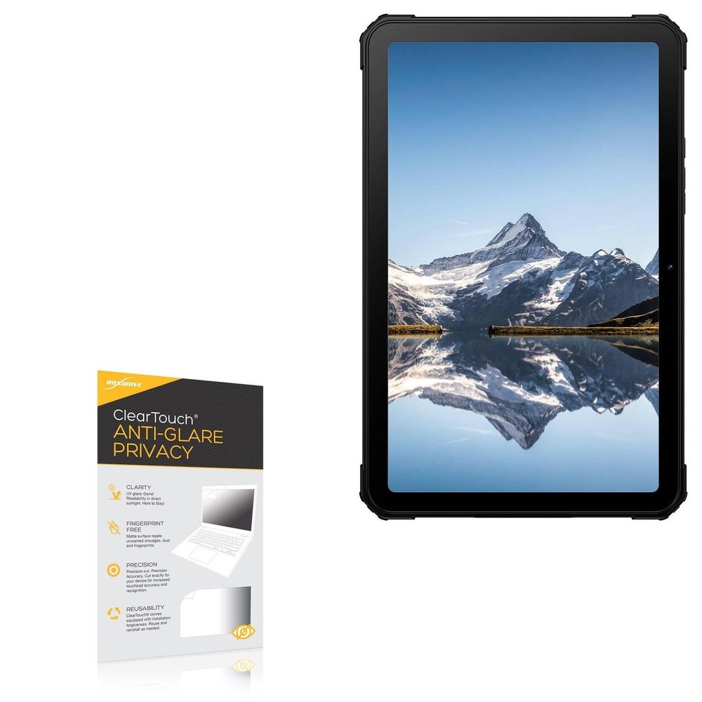 BoxWave Screen Protector Compatible with FOSSiBOT DT1 - ClearTouch Anti-Glare Privacy (2-Pack), Privacy Screen Protector Flexible Film Anti-Glare
