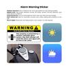 Anti-Theft Waterproof Wireless Alarm with Alarm Warning Sticker for Bikes, Motorcycles, Scooters, and More. view 2
