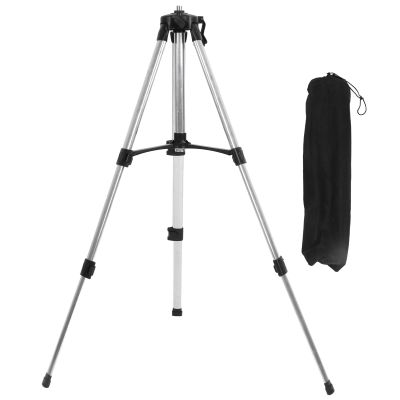 1.2M Optical Level Tripod, Aluminum Tripod with 5/8in Screw Collapsible Legs Light Non Slip Portable Carrying Pouch Included