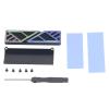 M.2 2280 SSD Heatsink, Aluminium Alloy M.2 2280 SSD Cooler with Fast Heat Dissipation, Silicone Thermal Pad, M.2 Heatsink Cooler for Desktop Computer view 1