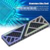 M.2 2280 SSD Heatsink, Aluminium Alloy M.2 2280 SSD Cooler with Fast Heat Dissipation, Silicone Thermal Pad, M.2 Heatsink Cooler for Desktop Computer view 2