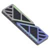 M.2 2280 SSD Heatsink, Aluminium Alloy M.2 2280 SSD Cooler with Fast Heat Dissipation, Silicone Thermal Pad, M.2 Heatsink Cooler for Desktop Computer view 3