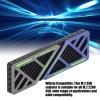 M.2 2280 SSD Heatsink, Aluminium Alloy M.2 2280 SSD Cooler with Fast Heat Dissipation, Silicone Thermal Pad, M.2 Heatsink Cooler for Desktop Computer view 4
