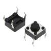 BHUPWZE 20PCS 6x6 Push Button Switch DIP 6X6X4.3 Light Touch Switch 6 * 6 * 4.3/5/6/7/8/9/10/11/12/13MM The Power Switch 4Pins(6x6x9mm) view 4