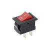 BHUPWZE 5/10PCS KCD11 Rocker Switch 10 * 15mm Mini Push Button Switch ON-Off/ON-Off-ON 2 Pins / 3 Pins 3A 250VAC / 6A 125VAC 10x15mm(Red,10PCS) view 1
