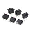 BHUPWZE 5/10PCS KCD11 Rocker Switch 10 * 15mm Mini Push Button Switch ON-Off/ON-Off-ON 2 Pins / 3 Pins 3A 250VAC / 6A 125VAC 10x15mm(Red,10PCS) view 3