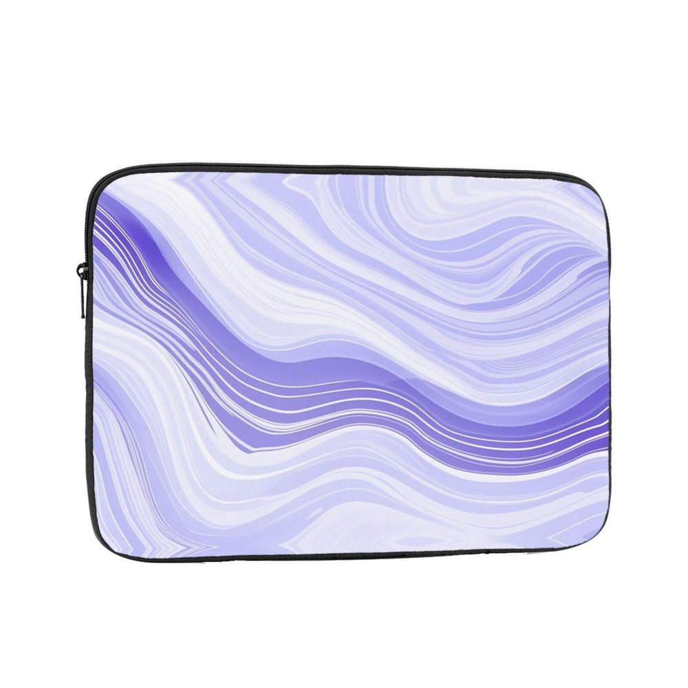 Blue And Purple Waves Laptop Inner Bag 13 Inch Laptop Sleeve Case For Laptop Briefcase Carrying Bag Pouch Skin Cover