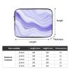 Blue And Purple Waves Laptop Inner Bag 13 Inch Laptop Sleeve Case For Laptop Briefcase Carrying Bag Pouch Skin Cover view 4