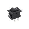 BHUPWZE 5/10PCS KCD11 Rocker Switch 10 * 15mm Mini Push Button Switch ON-Off/ON-Off-ON 2 Pins / 3 Pins 3A 250VAC / 6A 125VAC 10x15mm(Black,10PCS) view 1