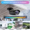 ZOSI 8MP 4K PoE Home Security Camera System Outdoor, H.265+ 8CH PoE NVR (16CH Expandable) with 2TB HDD for 24/7 Recording, 8PCS 5MP(3K) Bullet IP Cameras, Motion Detection, Remote Control view 3