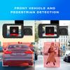 Type S T401 4K Dual View Dash Cam with AI Driver Assistance and in-Car Surveillance Camera, AI-Powered Lane, Car, Pedestrian Recognition view 3