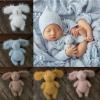 Newborn Photography Props for Baby Animals Handmade Wool Fotografia Accessory Studio Photography Props view 3