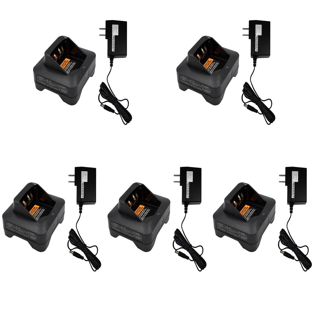 5-Pack XPR 7550e Charger Compatible with Motorola XPR7500 XPR3500e XPR3500 XPR3300e XPR7350e PMPN4527ARadio Charger