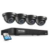 ZOSI 5MP Lite 8 Channel H.265+ Home Security Camera System, 8CH 5MP Surveillance DVR with 1TB HDD, 4 x 1920TVL(2MP) Weatherproof CCTV Dome Camera Outdoor Indoor, 80ft Night Vision, Motion Alerts view 1