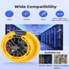 Hixeto Wire Comb, Network Cable Management Tools, Network Tools for Comb Data Cables or Wires with a Diameter Up to 0.36", Cable Management Comb and Ethernet Cable Wire Comb Organizer Tool view 2