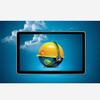 OKPJFHS Elevator Wall-Mounted Split-Screen Advertising Machine 15 inch/19/24/27 inch LED LCD Non-Touch Screen Restaurant high-Definition Multimedia Display Large Screen Advertisi(Black-19inchs view 4