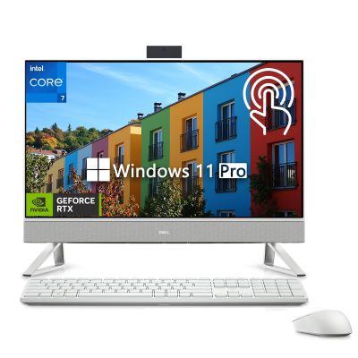Dell Inspiron 7730 27'' All in One Desktop, Intel Core 7-150U(Beats i7-1260p), 27 inch FHD Touchscreen, 32GB DDR4 RAM, 1TB SSD, NVIDIA GeForce MX570A(Beats GTX 1050 Ti),Keyboard &Mouse, Win11 Pro