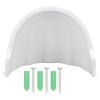 Mtlavishness Plastic Sun Rain Shade Outdoor Security Camera Cover for Outdoor Camera White (White) view 1