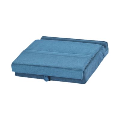 BaotyJie Tablet Pillow Stand Tablet Soft Pad Dock for 4-13inch Device with Pocket and Pen Mount for Lap Bed and Desk Books, Blue