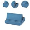 BaotyJie Tablet Pillow Stand Tablet Soft Pad Dock for 4-13inch Device with Pocket and Pen Mount for Lap Bed and Desk Books, Blue view 2