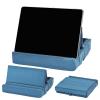 BaotyJie Tablet Pillow Stand Tablet Soft Pad Dock for 4-13inch Device with Pocket and Pen Mount for Lap Bed and Desk Books, Blue view 4